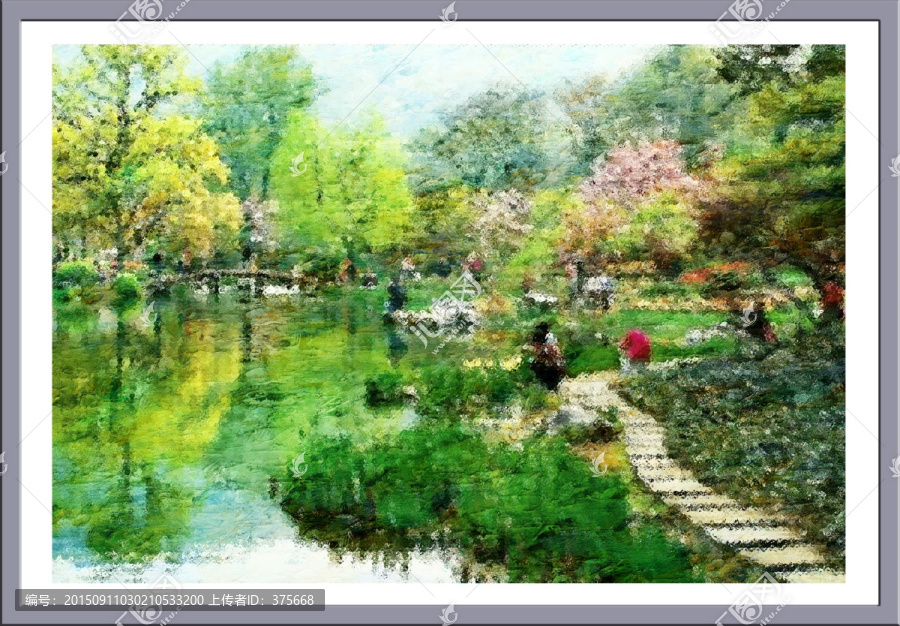 風(fēng)景裝飾畫