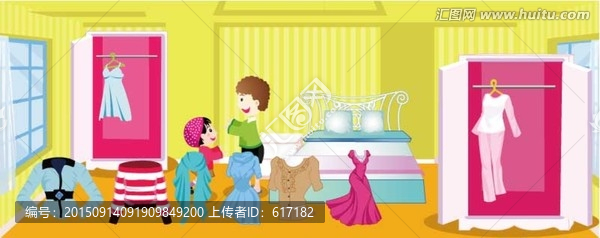 幫媽媽整理房間,幼兒教育圖