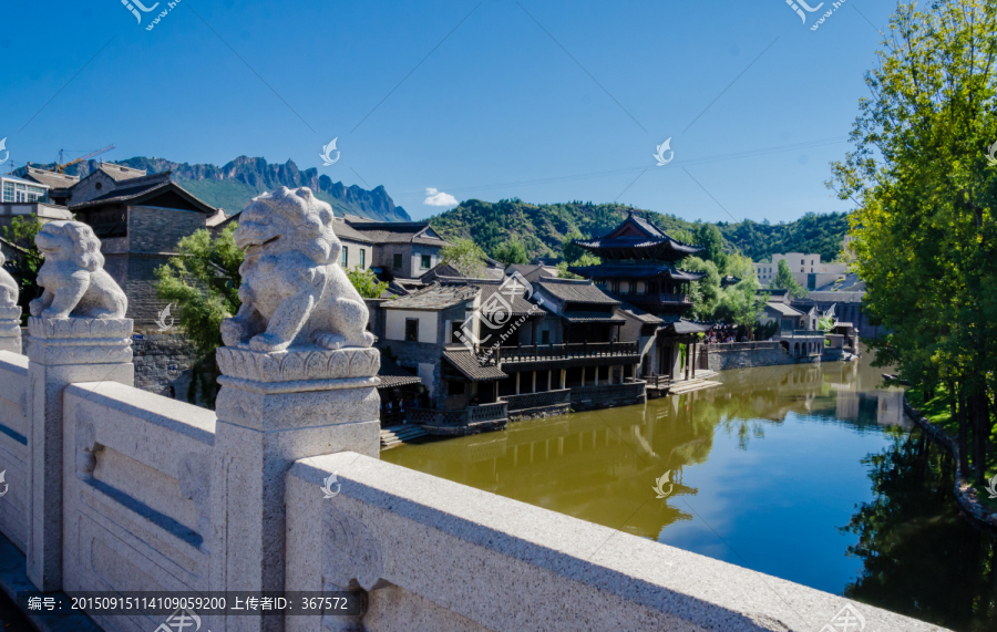 北京古北水镇,石狮桥