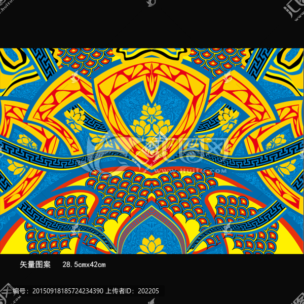 藍(lán)色傳統(tǒng)圖案