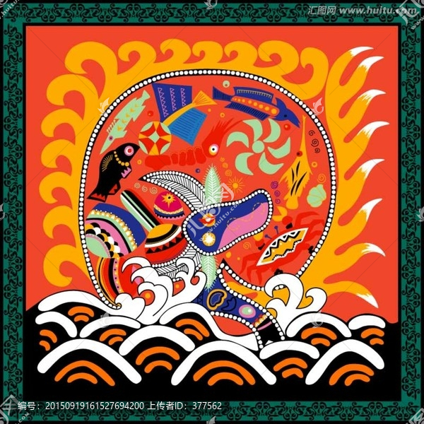 矢量民族風(fēng)圖案