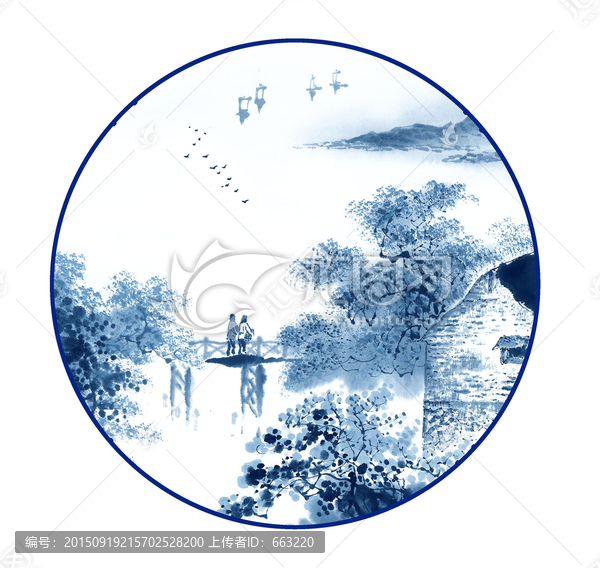 藍(lán)盤春光