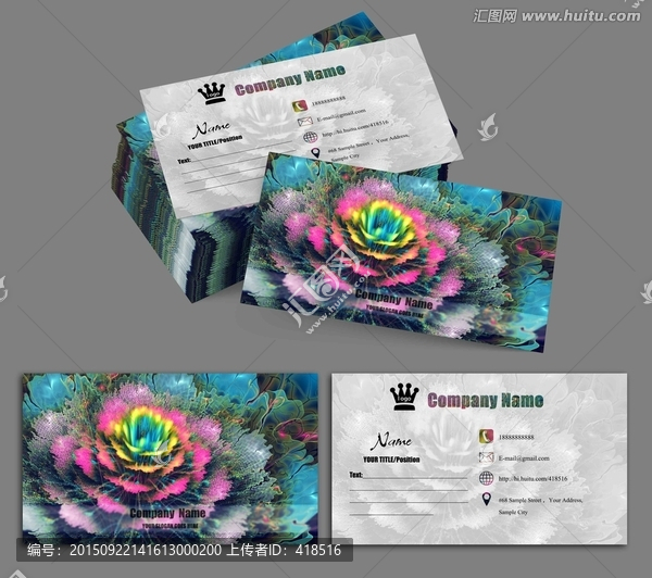 花朵名片