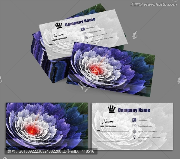 花朵名片