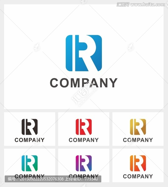 R字母logo