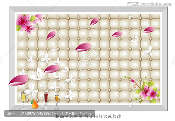 高清3D背景電視墻壁裝飾畫