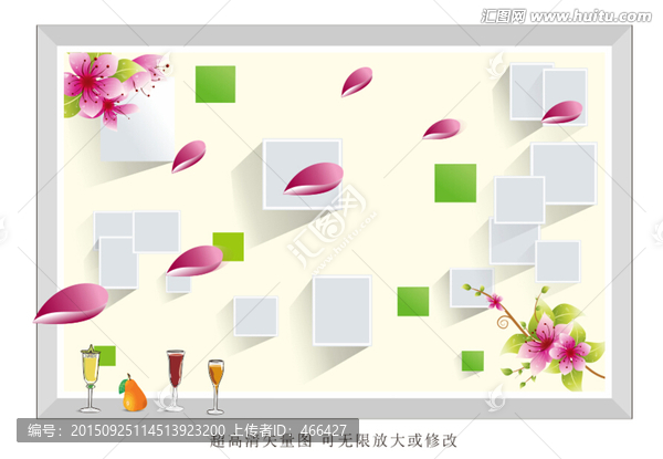 高清3D電視背景墻壁裝飾畫