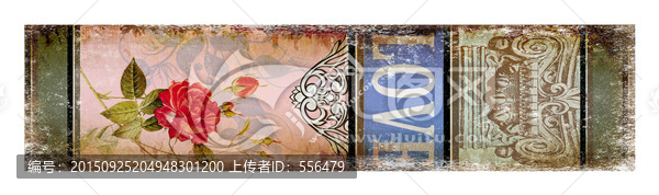 歐美風(fēng)格復(fù)古書(shū)盒封面