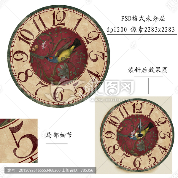 鐘面圖片,復古鐘面,歐美