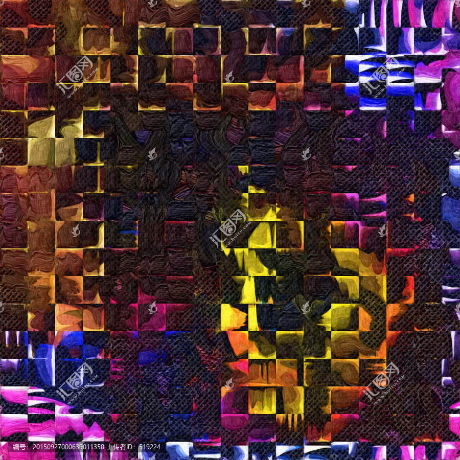 抽象畫,油畫