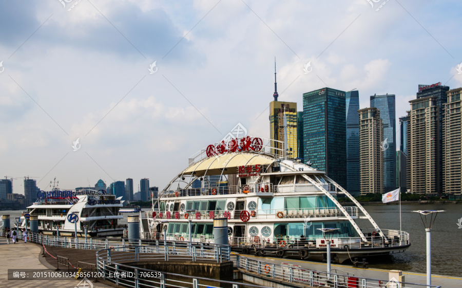 游船轮船,上海风光