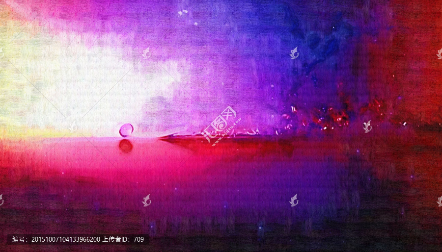 抽象風(fēng)景裝飾畫