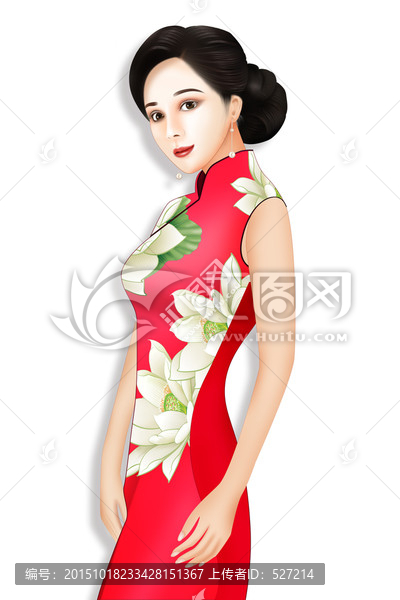 旗袍美女