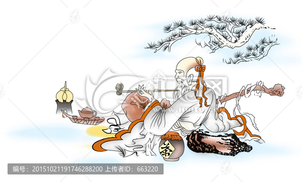 老翁敬酒