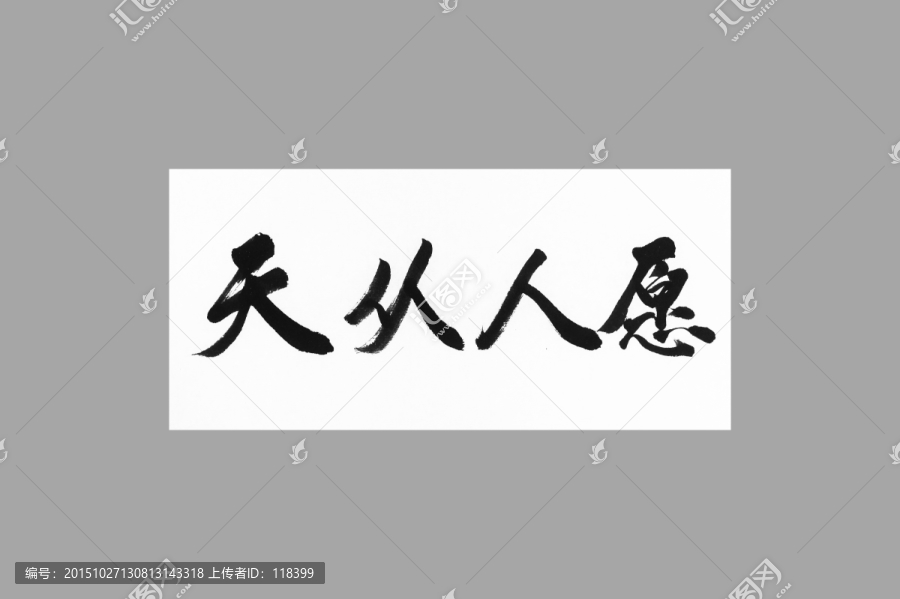 天從人愿