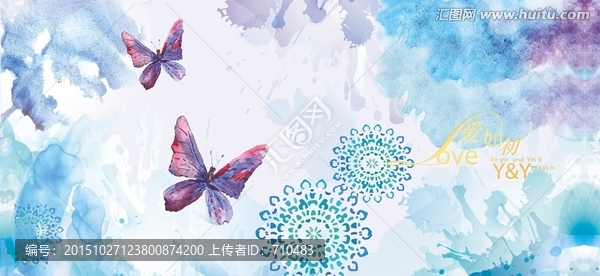 水彩背景