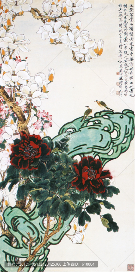 花鳥國畫,寶貴圖