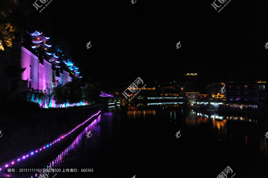 舞阳河两岸灯光景观