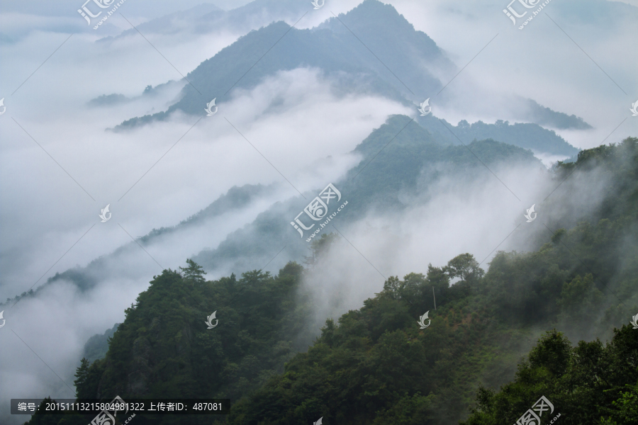 石台仙寓山风光