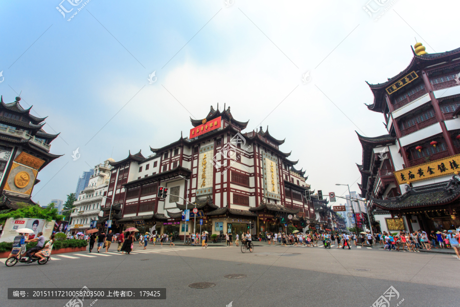 上海福佑路商业街上海老饭店