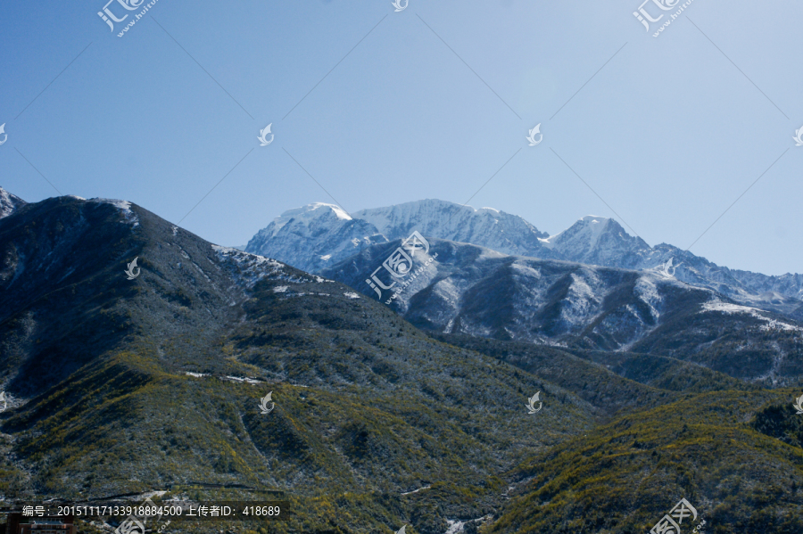 四川康定城的风景