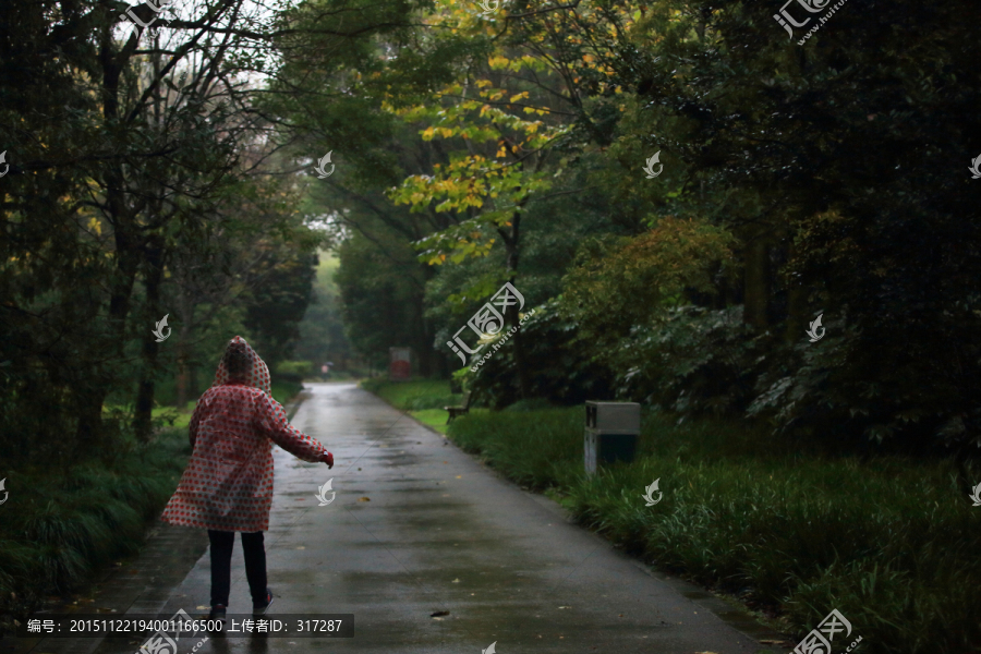 雨中行走