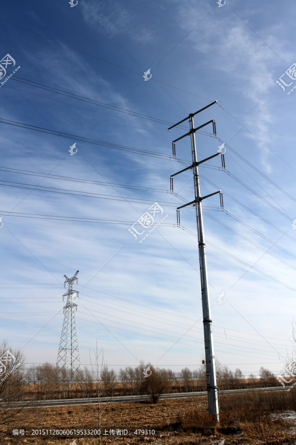 电塔,高压线
