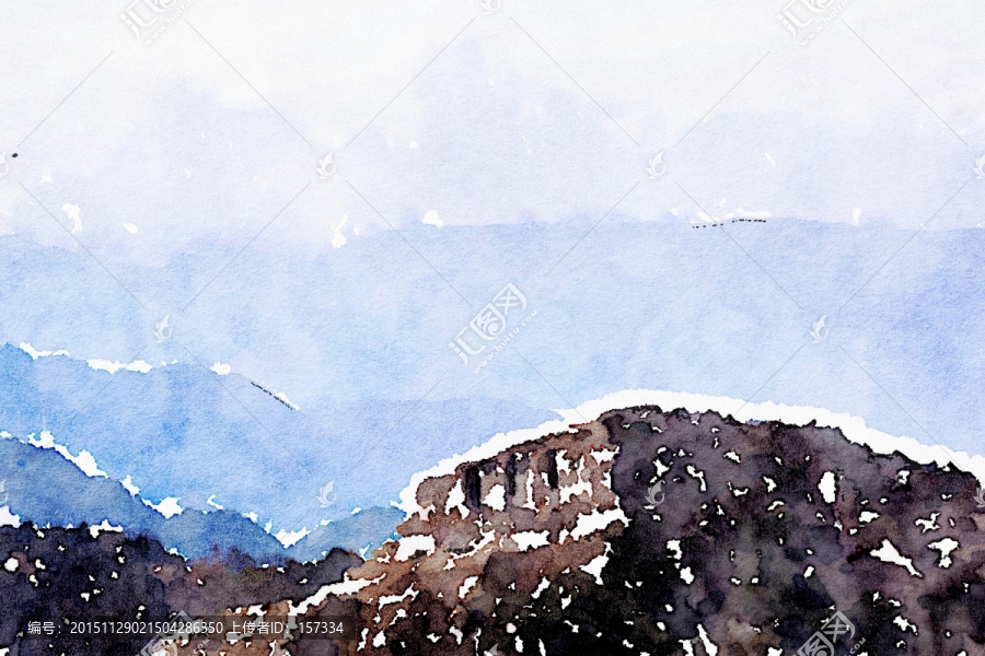 水彩,裝飾風(fēng)景畫