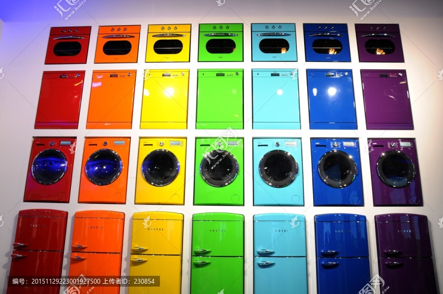 彩色洗衣机,国际家电展