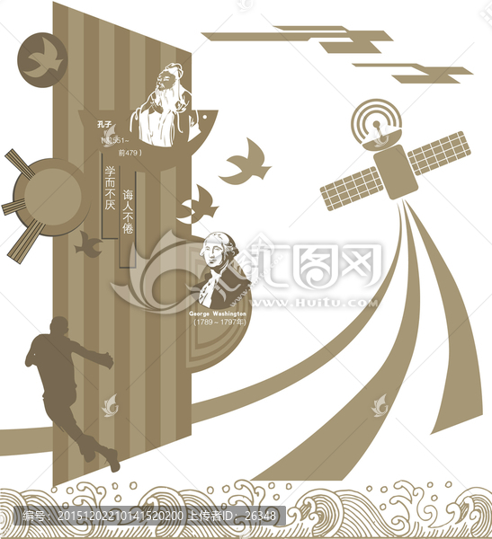 學(xué)校浮雕裝飾畫