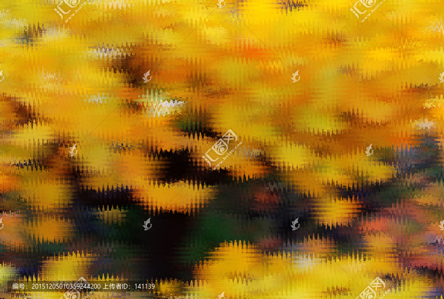 發(fā)財(cái)樹抽象油畫