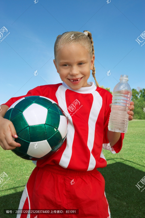 儿童足球运动员