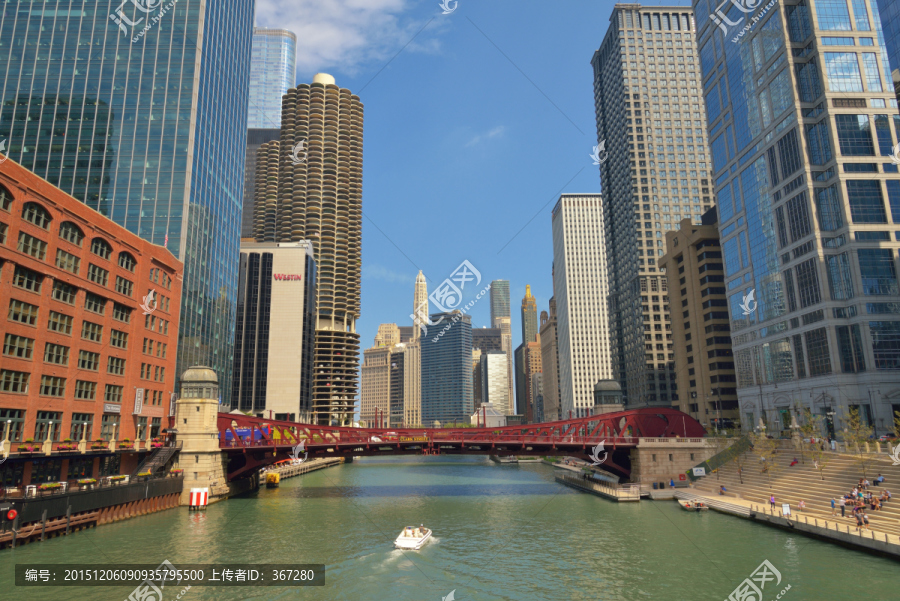 芝加哥河风光