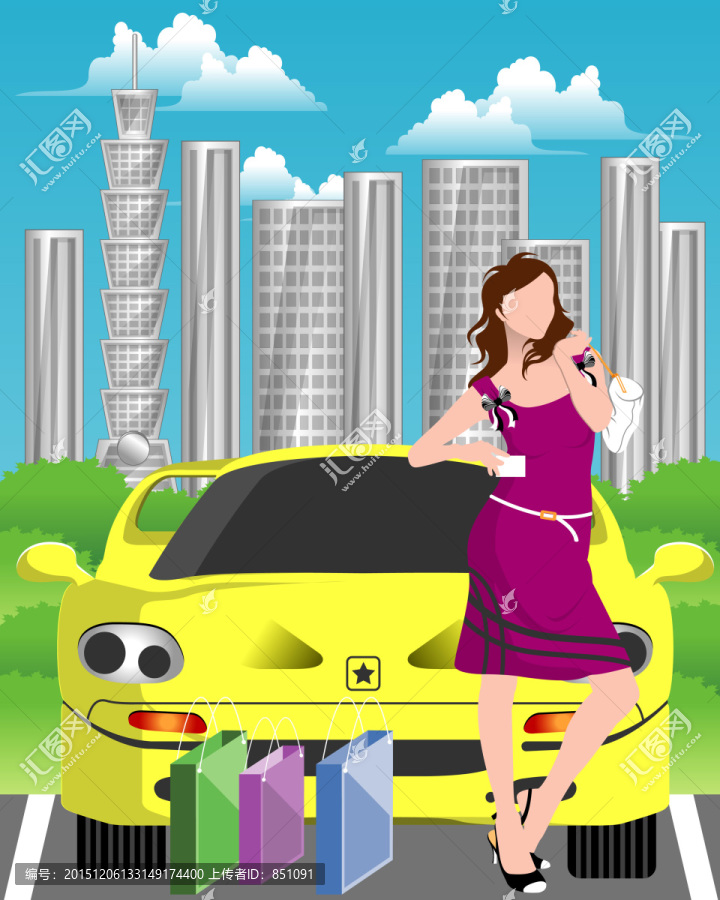 女性卡通人物