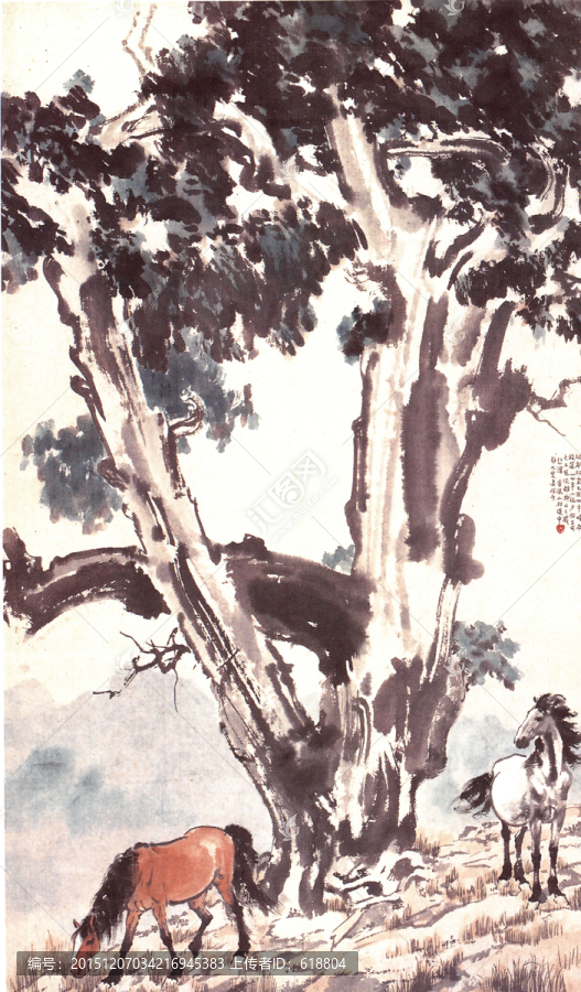 徐悲鴻,馬