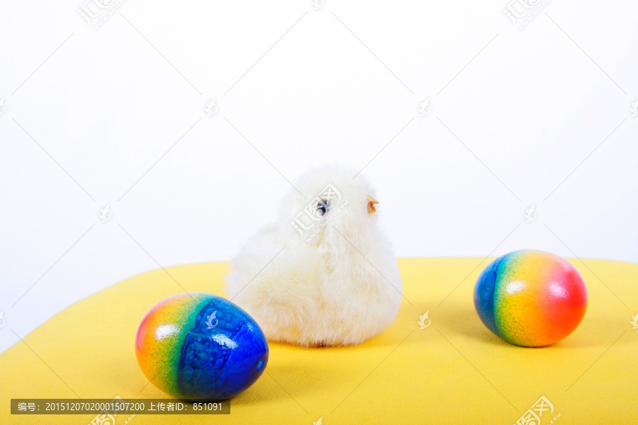 鸡,复活节蛋