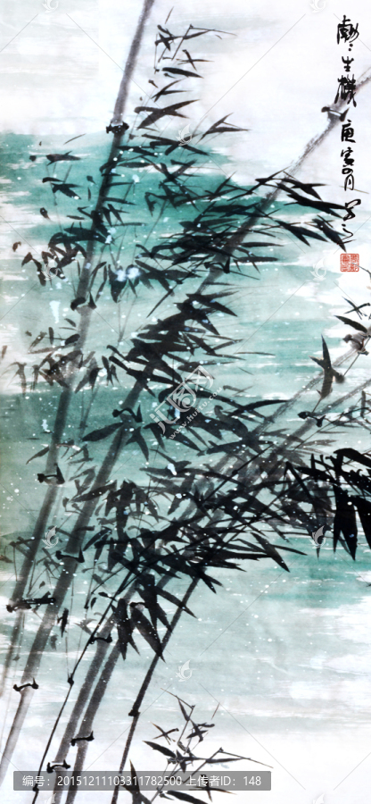 水墨竹子
