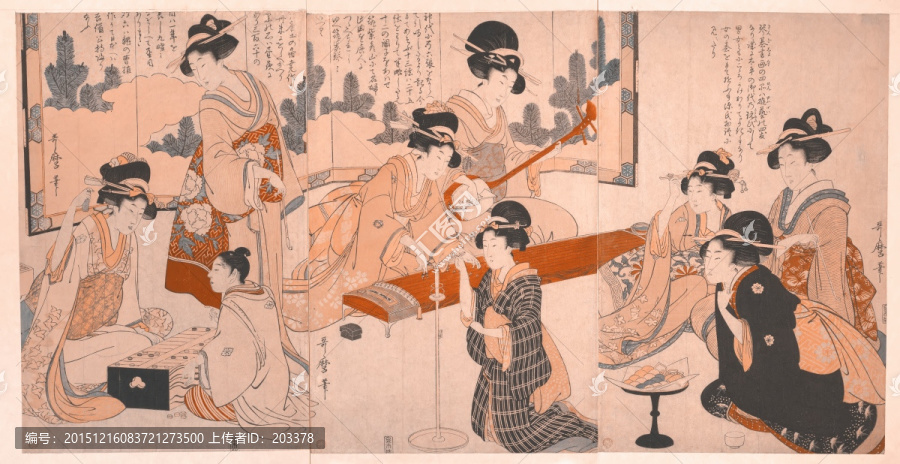 喜多川歌磨作品