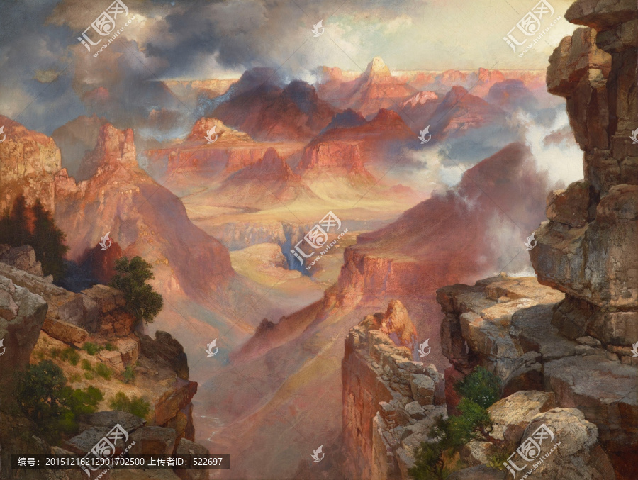 古典油畫風景