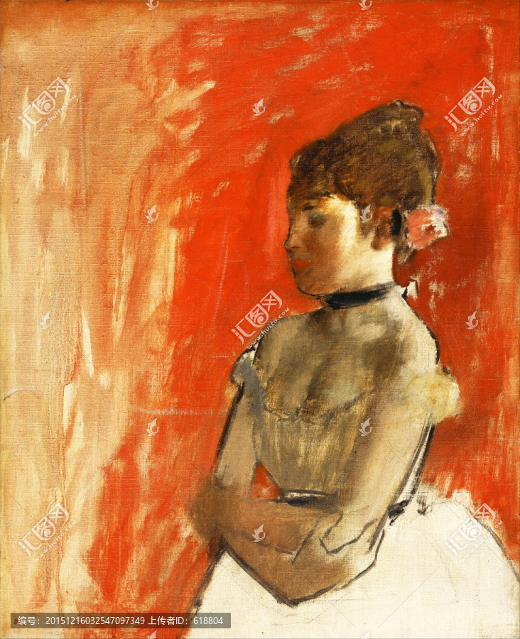 舞女,油畫