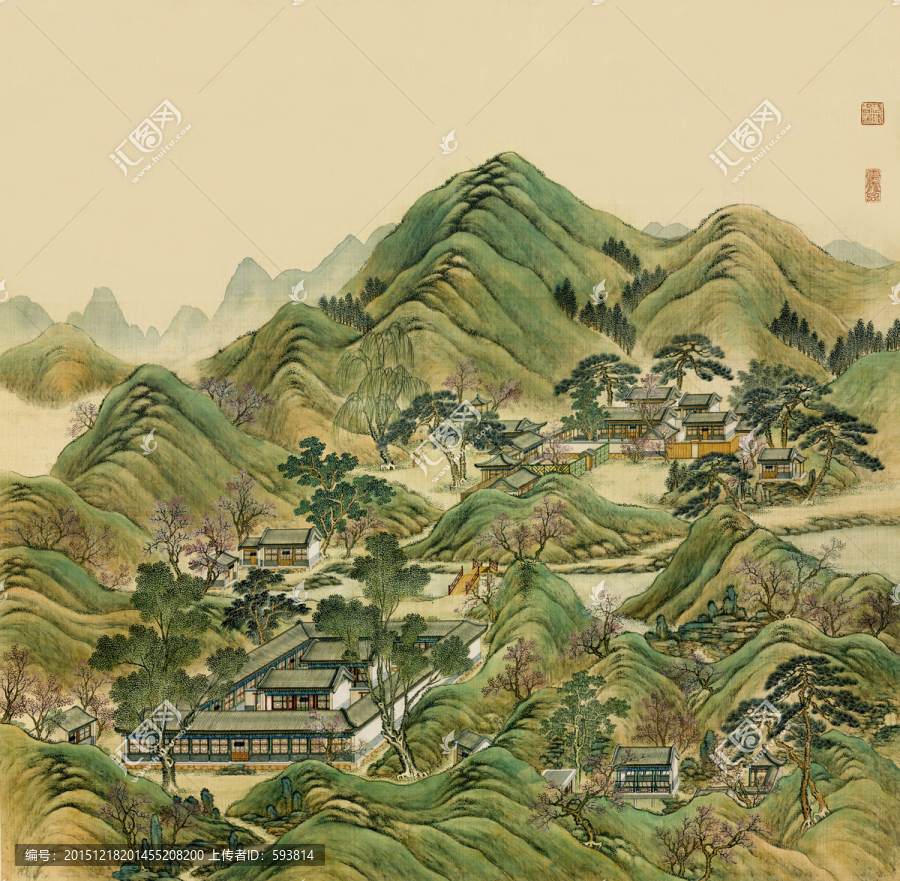 圓明園四十景,武陵春色