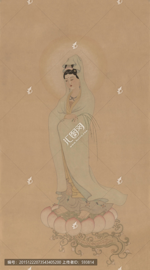 國畫觀音像