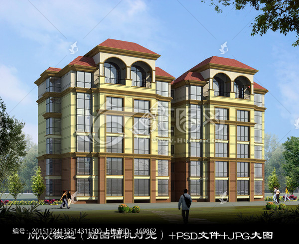 住宅3D模型效果圖