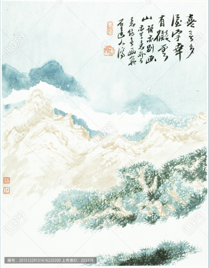 清,石濤,花卉山水冊
