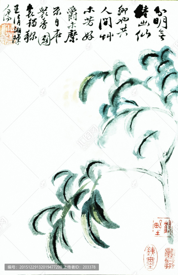 石濤,花鳥畫高清圖