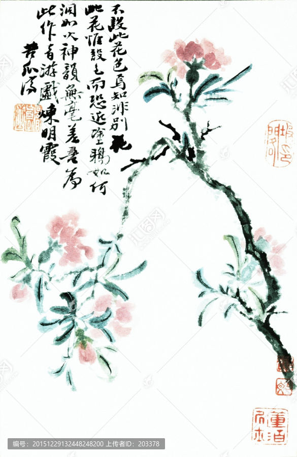 石濤,花鳥畫高清圖