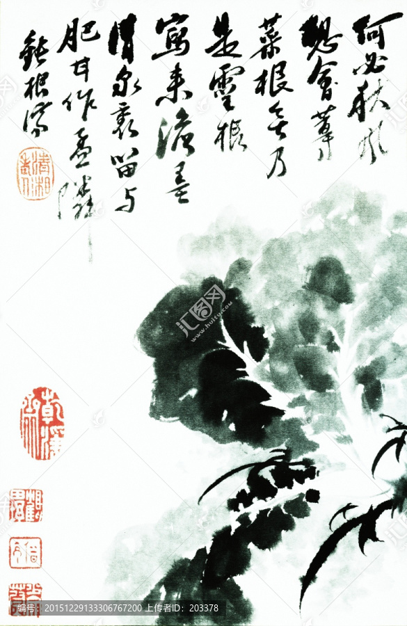 石濤,花鳥高清畫