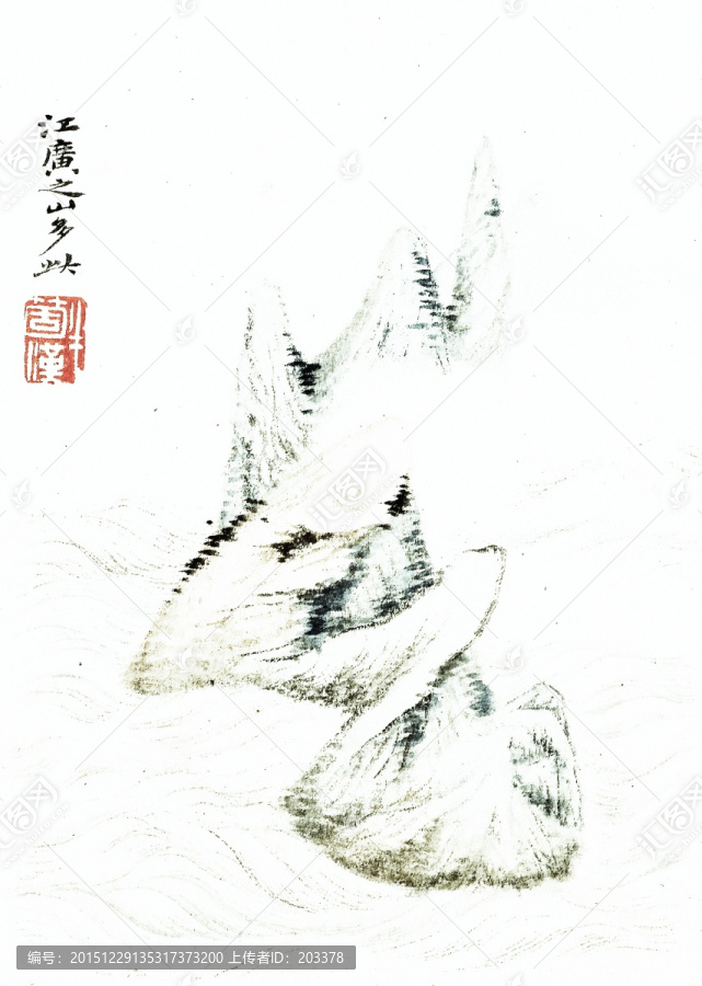 石濤,山水畫高清圖