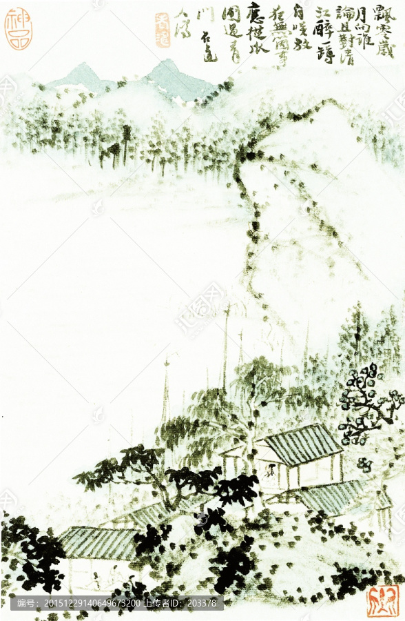 石濤,山水畫高清圖