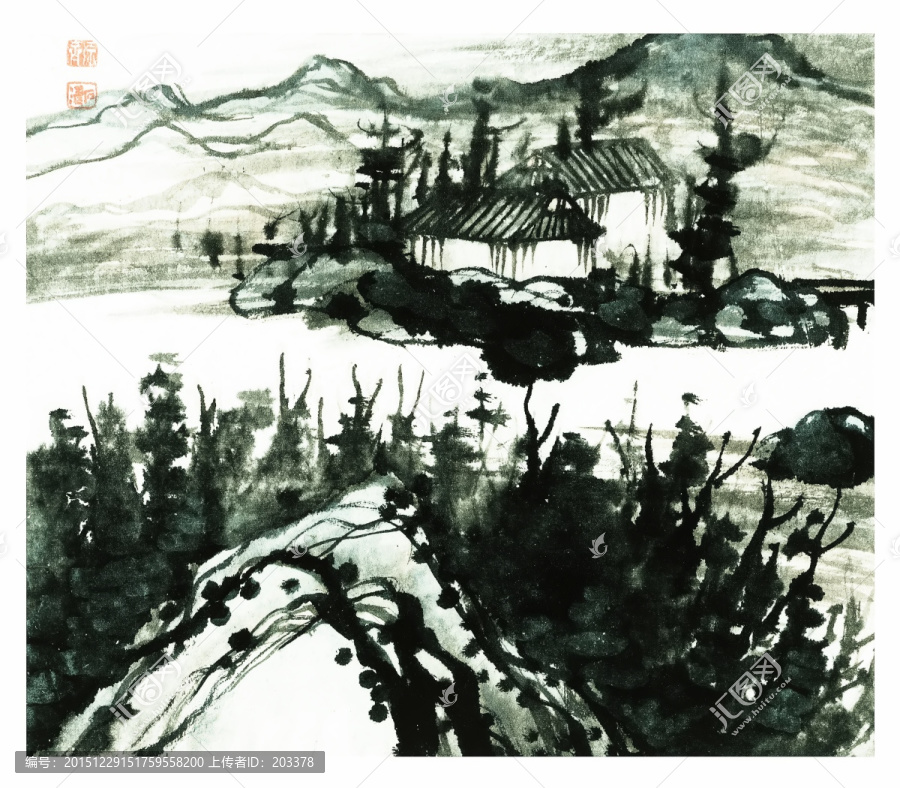 明,石濤,設(shè)色山水冊